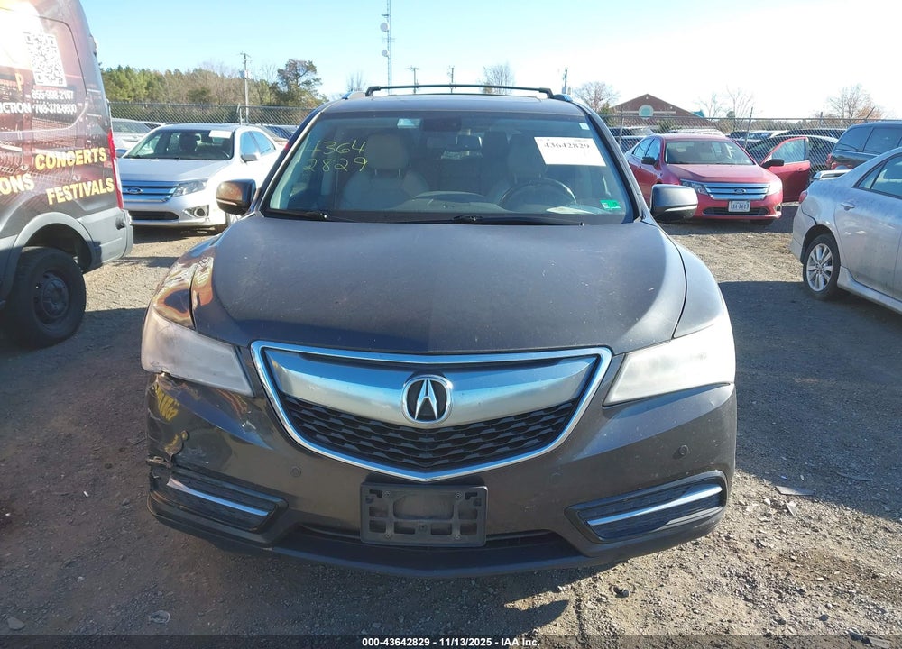 2014 ACURA MDX VIN: 5FRYD4H85EB038372