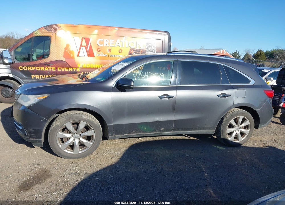 2014 ACURA MDX VIN: 5FRYD4H85EB038372
