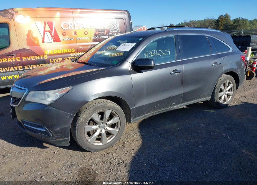2014 ACURA MDX VIN: 5FRYD4H85EB038372