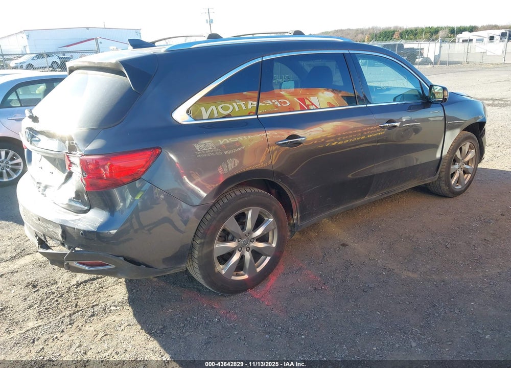 2014 ACURA MDX VIN: 5FRYD4H85EB038372