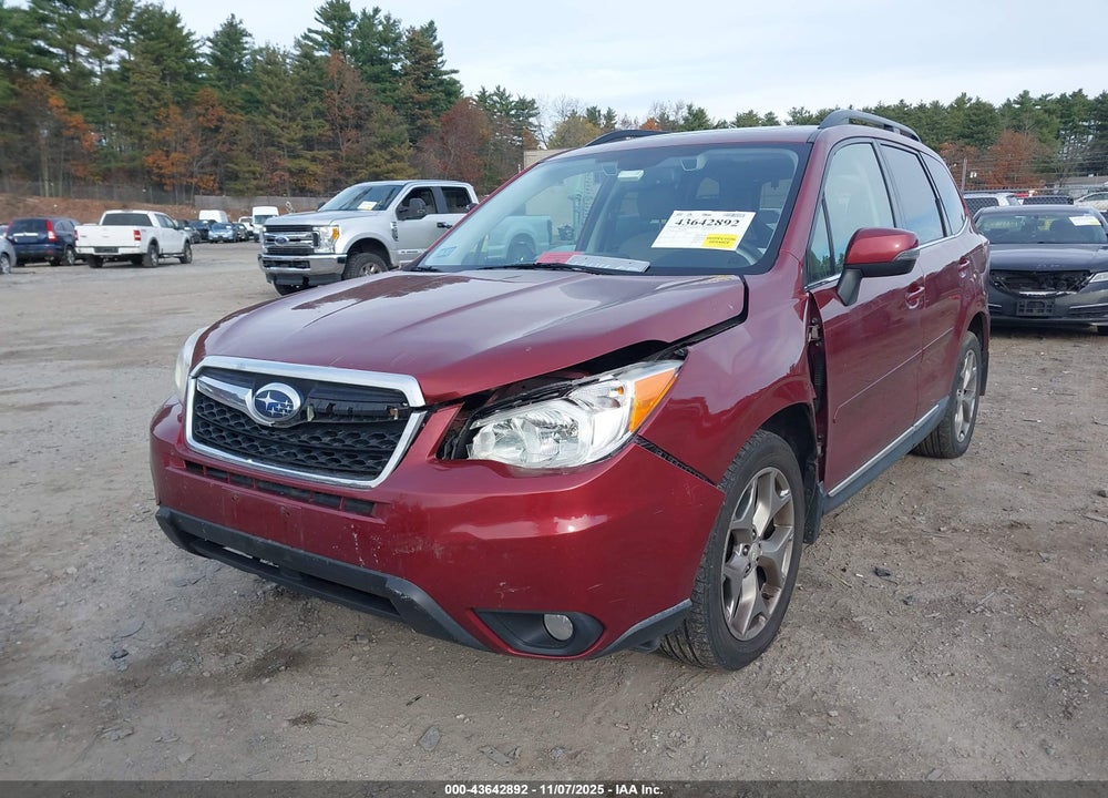 2015 SUBARU FORESTER 2.5I TOURING VIN: JF2SJAWC9FH511232