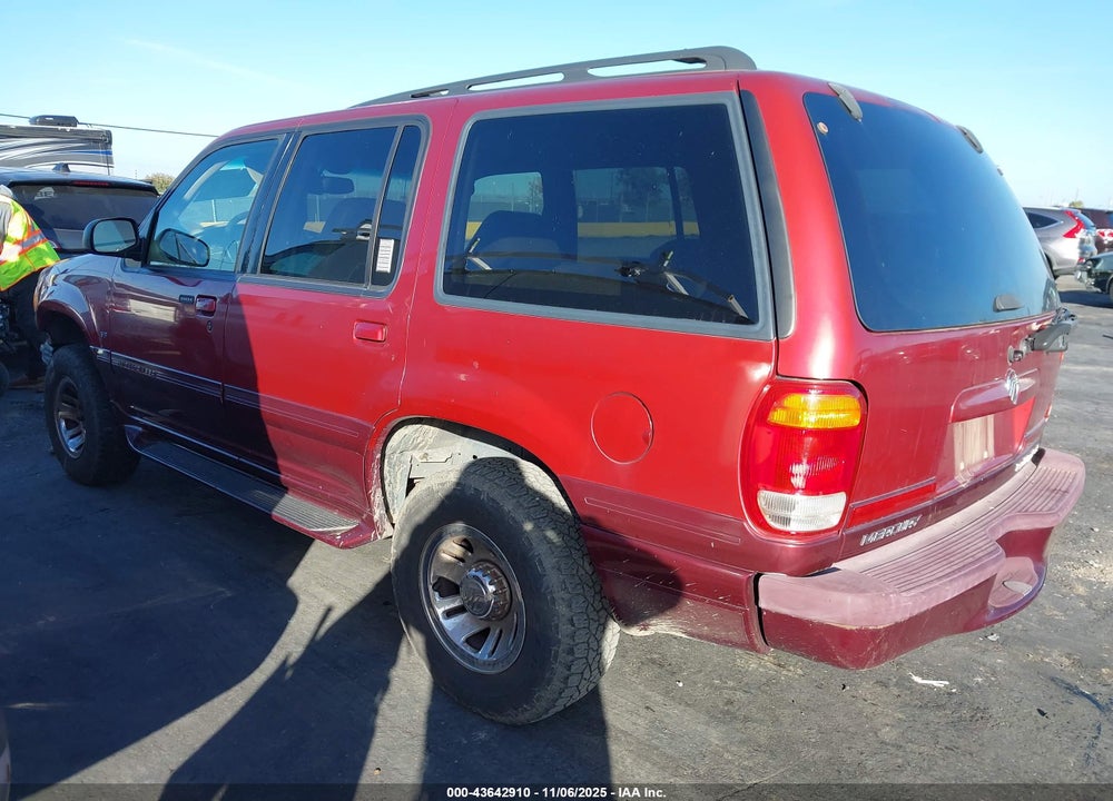2001 MERCURY MOUNTAINEER VIN: 4M2DU86P01UJ00578