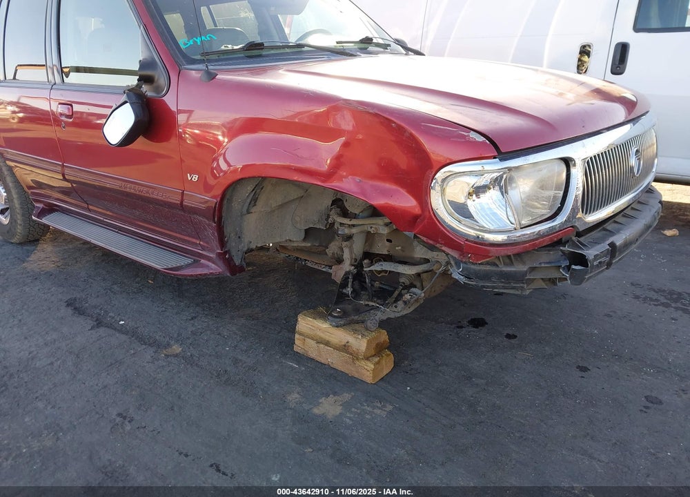 2001 MERCURY MOUNTAINEER VIN: 4M2DU86P01UJ00578