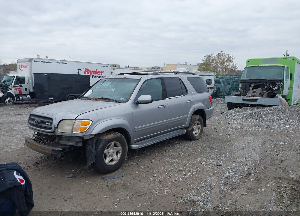 2001 TOYOTA SEQUOIA SR5 V8 VIN: 5TDBT44A01S002081