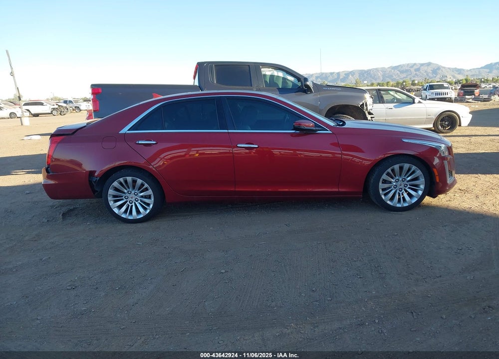 2014 CADILLAC CTS LUXURY VIN: 1G6AX5SX7E0135512