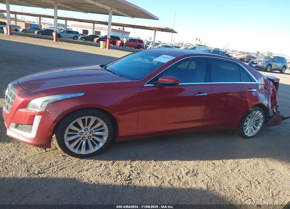 2014 CADILLAC CTS LUXURY VIN: 1G6AX5SX7E0135512