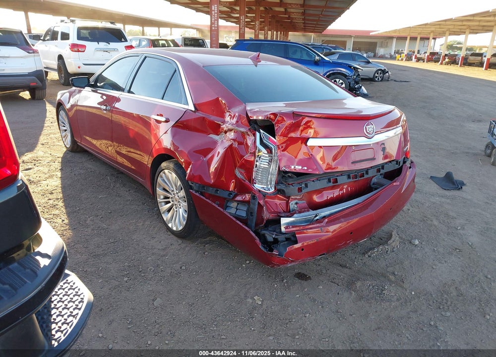 2014 CADILLAC CTS LUXURY VIN: 1G6AX5SX7E0135512