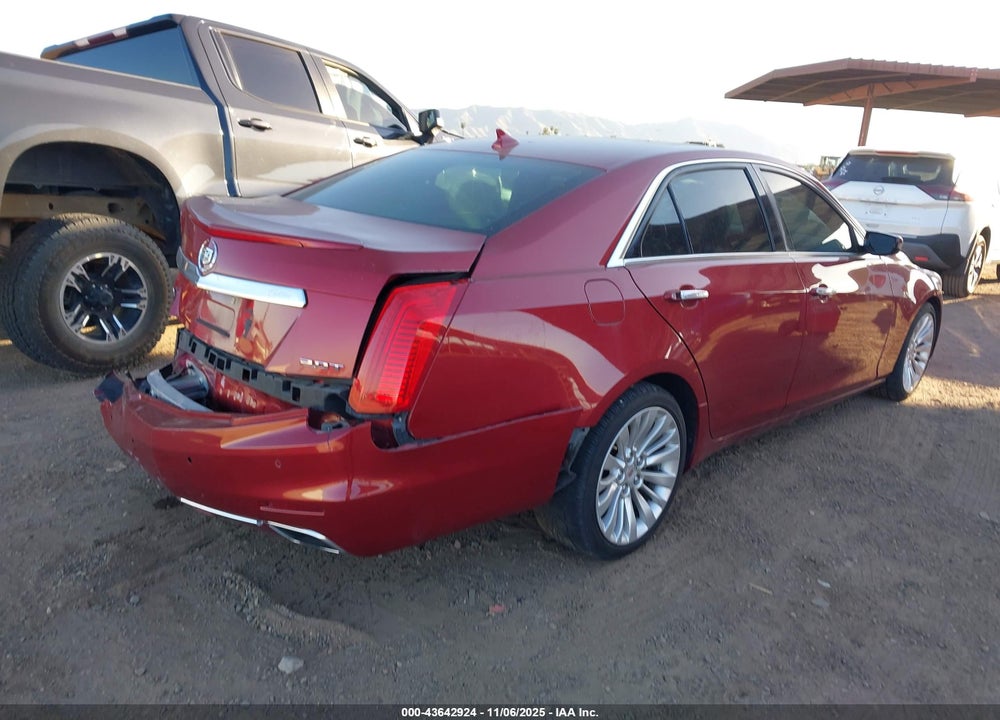 2014 CADILLAC CTS LUXURY VIN: 1G6AX5SX7E0135512