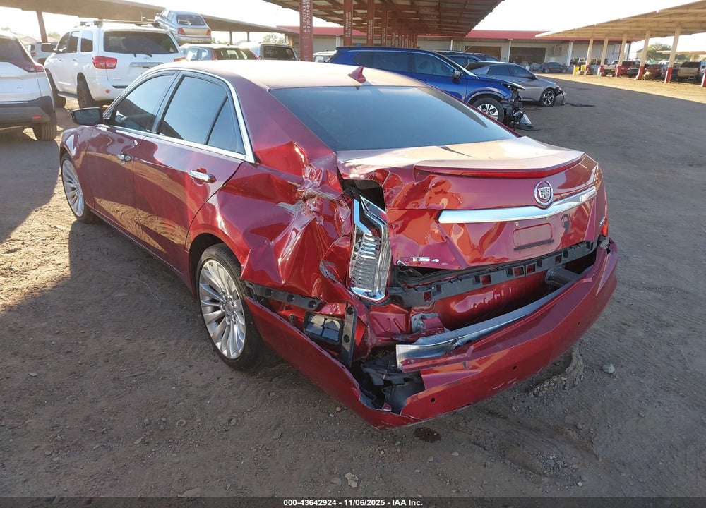 2014 CADILLAC CTS LUXURY VIN: 1G6AX5SX7E0135512