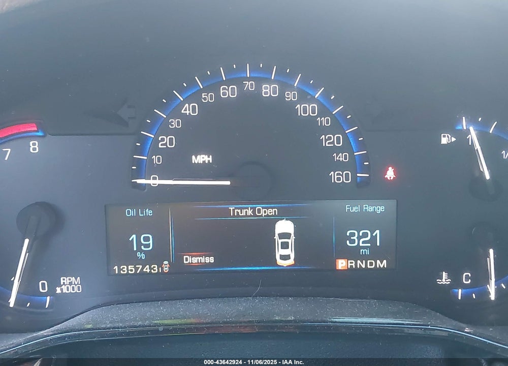 2014 CADILLAC CTS LUXURY VIN: 1G6AX5SX7E0135512