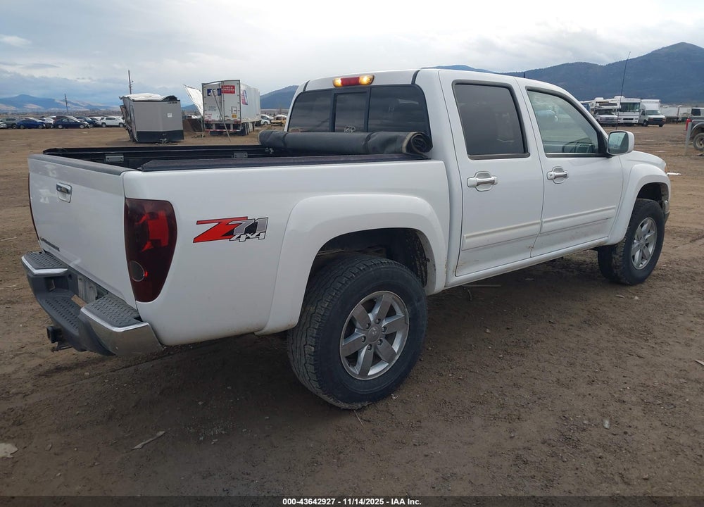 2012 CHEVROLET COLORADO 2LT VIN: 1GCHTDFE7C8117021