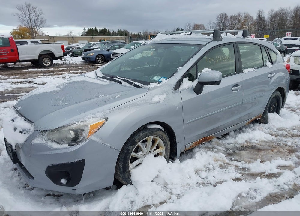 2012 SUBARU IMPREZA 2.0I PREMIUM VIN: JF1GPAC66CH242044