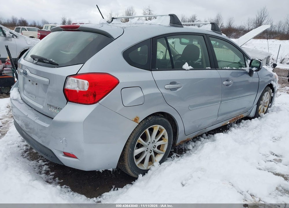 2012 SUBARU IMPREZA 2.0I PREMIUM VIN: JF1GPAC66CH242044