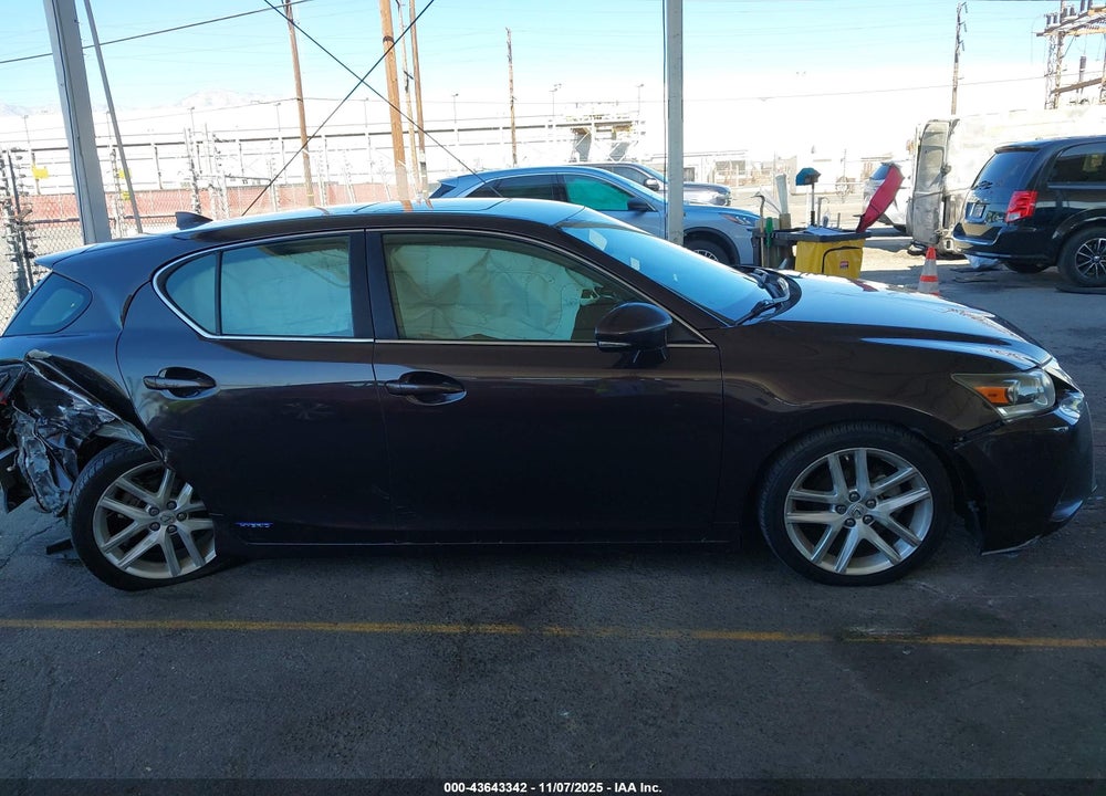2014 LEXUS CT 200H VIN: JTHKD5BH5E2182043