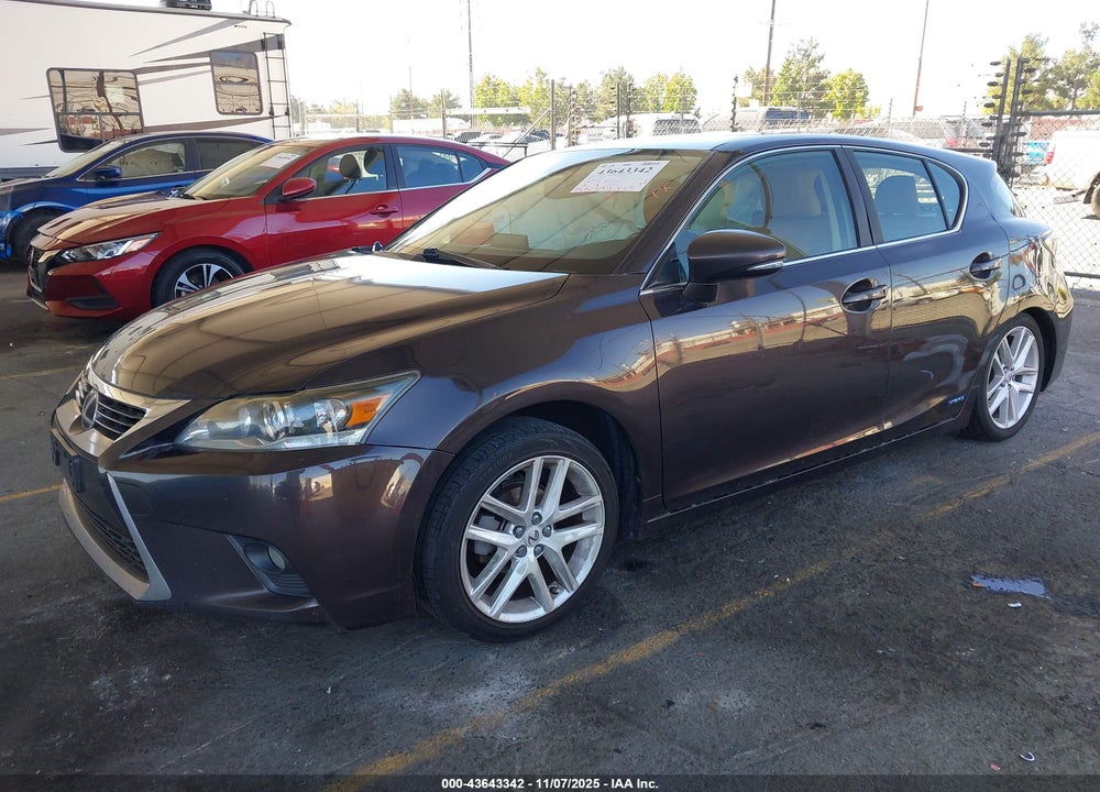 2014 LEXUS CT 200H VIN: JTHKD5BH5E2182043