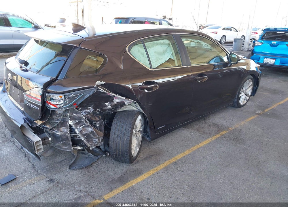2014 LEXUS CT 200H VIN: JTHKD5BH5E2182043