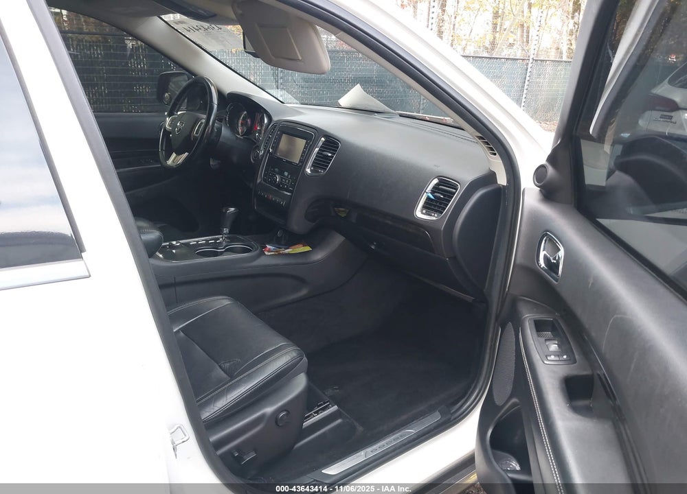 2012 DODGE DURANGO CITADEL VIN: 1C4SDJET2CC112601