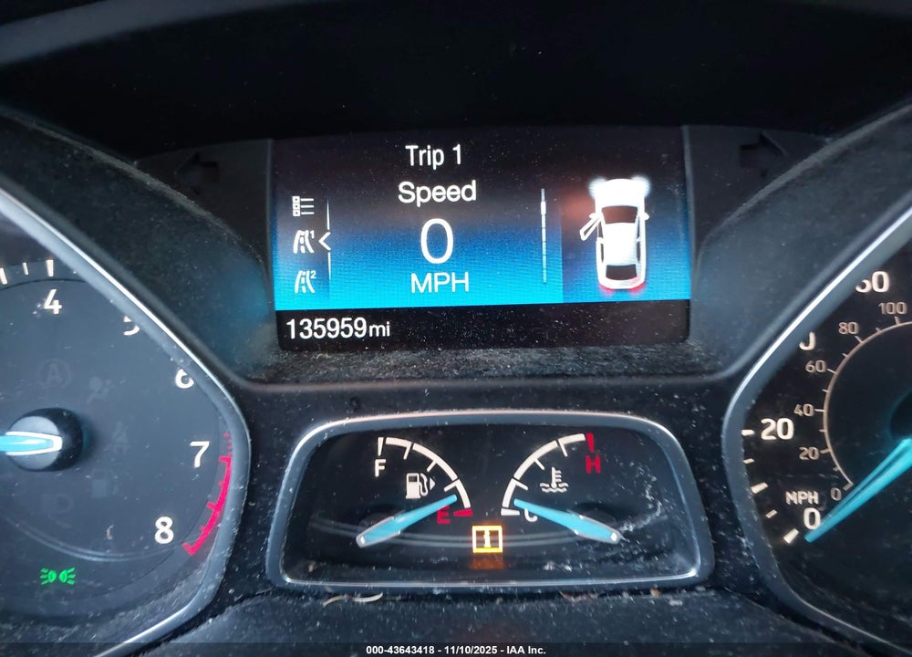 2016 FORD FOCUS VIN: 1FADP3E23GL403767