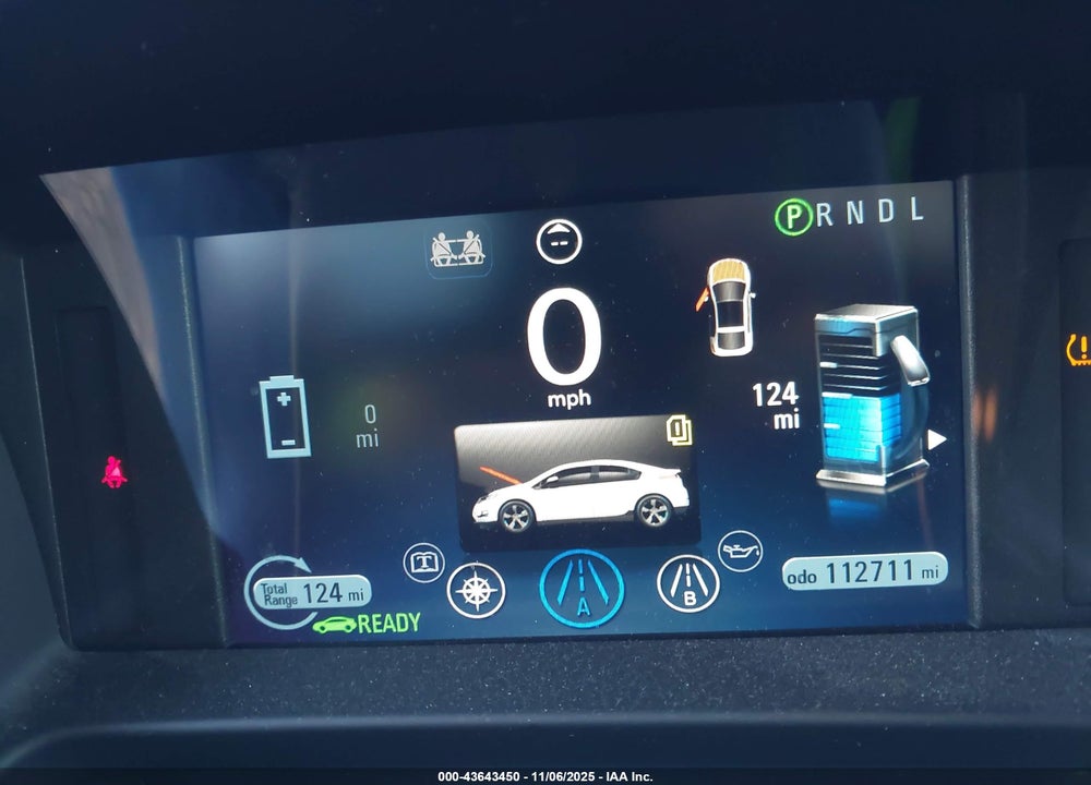 2012 CHEVROLET VOLT VIN: 1G1RH6E45CU116766
