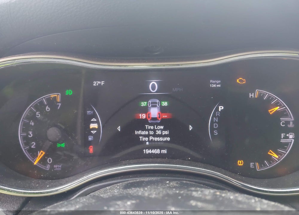 2015 JEEP GRAND CHEROKEE ALTITUDE VIN: 1C4RJFAG7FC607832