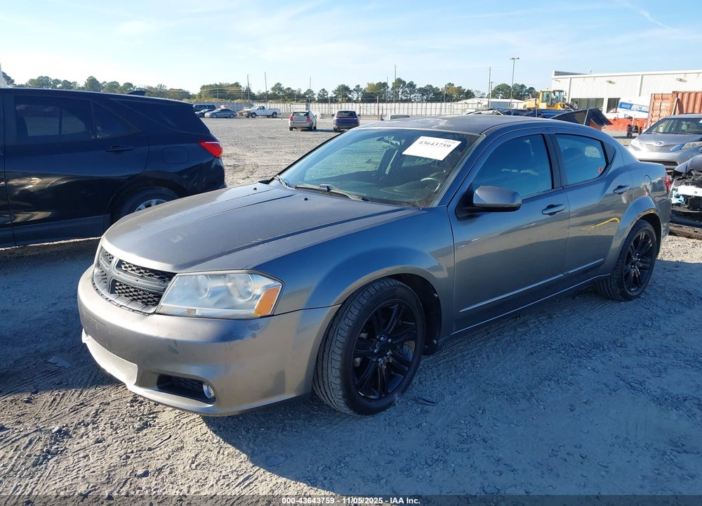 2013 DODGE AVENGER SXT VIN: 1C3CDZCG0DN709233