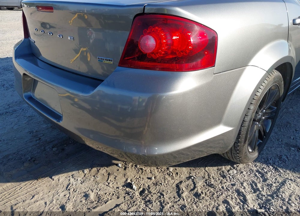 2013 DODGE AVENGER SXT VIN: 1C3CDZCG0DN709233