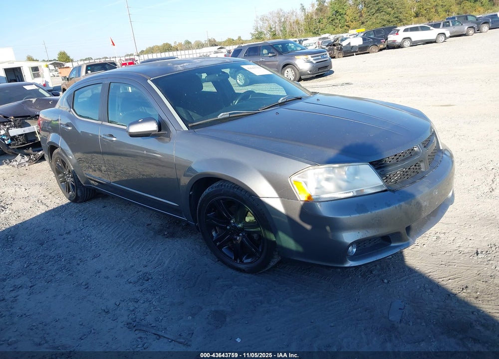 2013 DODGE AVENGER SXT VIN: 1C3CDZCG0DN709233