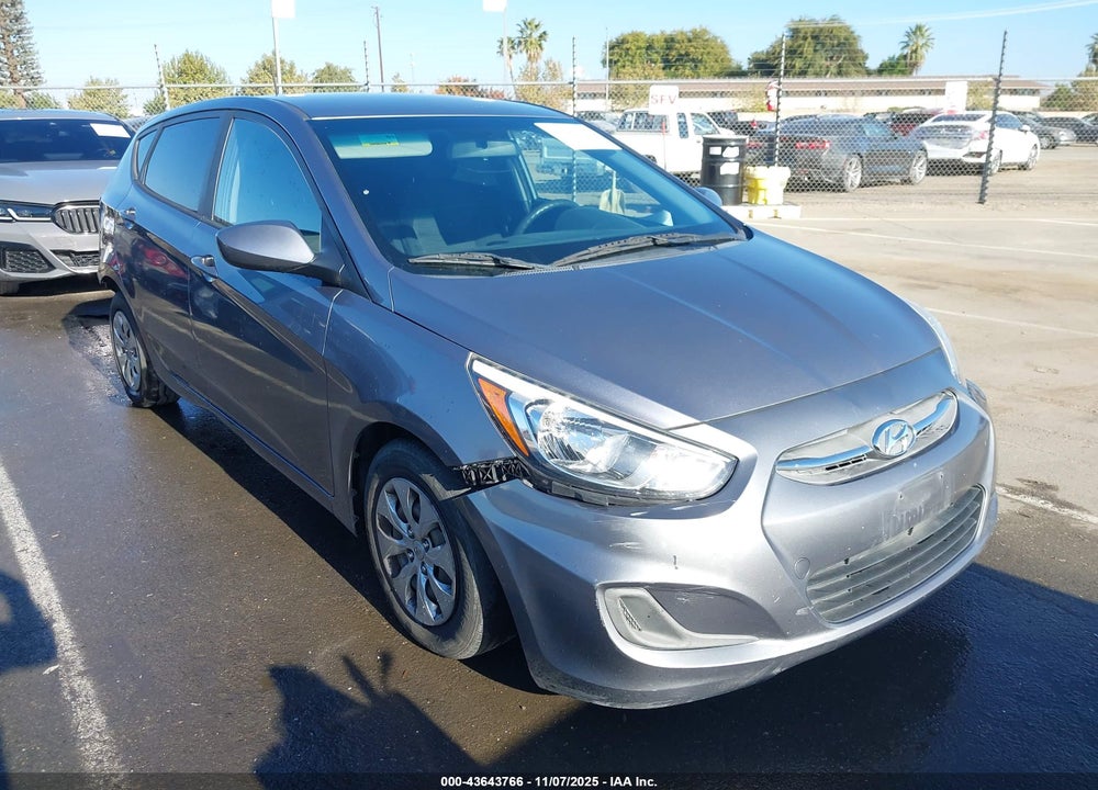 2017 HYUNDAI ACCENT SE VIN: KMHCT5AE7HU300792