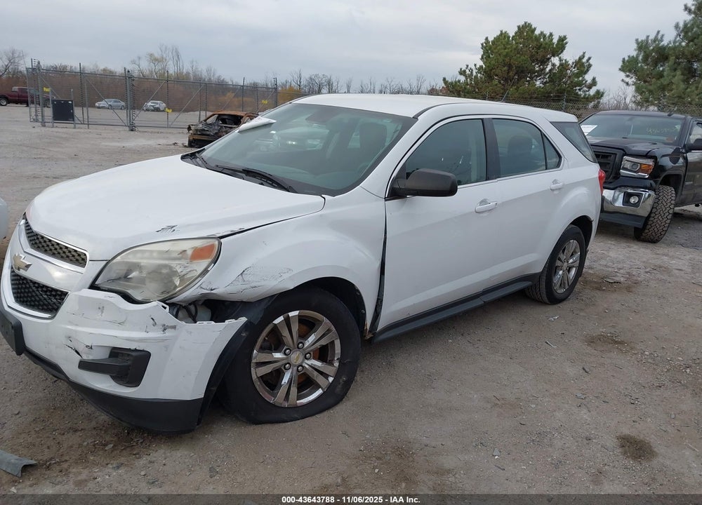 2012 CHEVROLET EQUINOX LS VIN: 2GNALBEK6C6155205