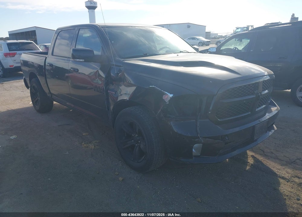 2017 RAM 1500 NIGHT  4X4 5'7 BOX VIN: 1C6RR7MT7HS754594