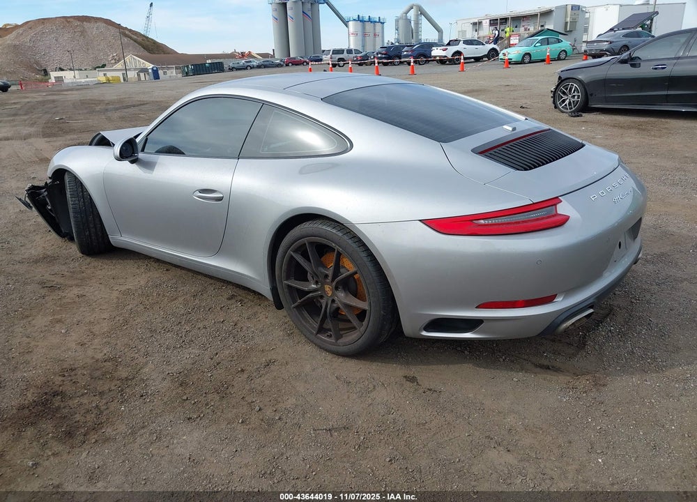 2017 PORSCHE 911 CARRERA VIN: WP0AA2A97HS106276