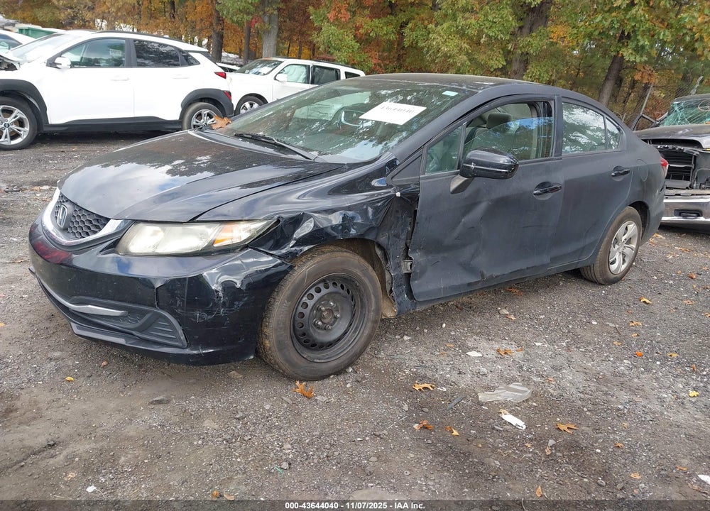 2014 HONDA CIVIC VIN: 19XFB2F54EE073664