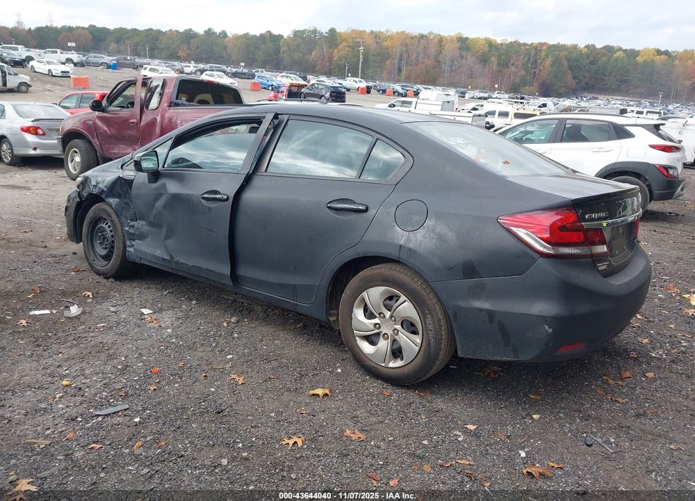 2014 HONDA CIVIC VIN: 19XFB2F54EE073664