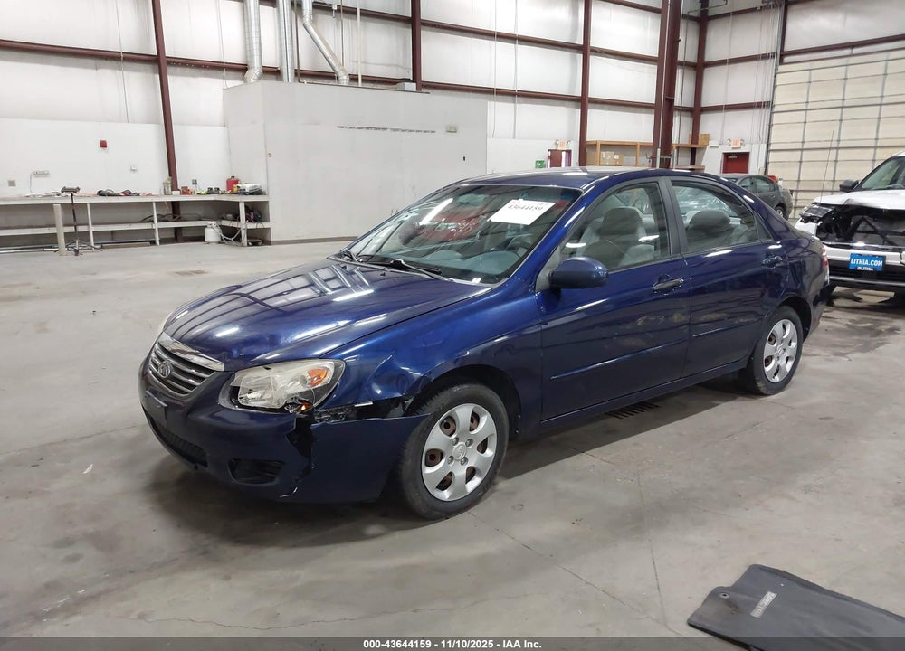 2008 KIA SPECTRA EX VIN: KNAFE121785528668