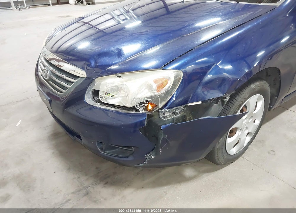 2008 KIA SPECTRA EX VIN: KNAFE121785528668