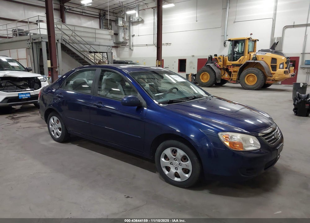 2008 KIA SPECTRA EX VIN: KNAFE121785528668