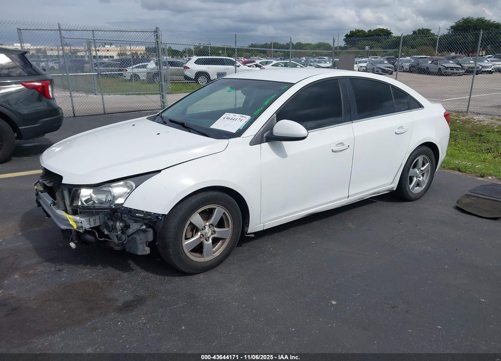 2014 CHEVROLET CRUZE 1LT AUTO VIN: 1G1PC5SB7E7166623