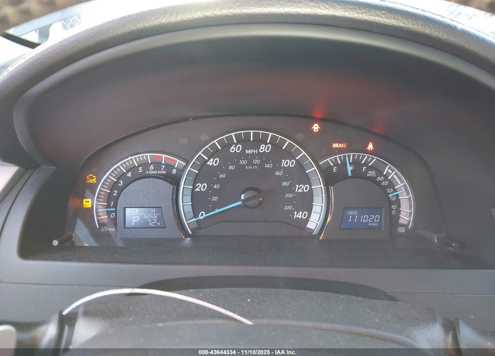 2014 TOYOTA CAMRY SE V6 VIN: 4T1BK1FK4EU552260