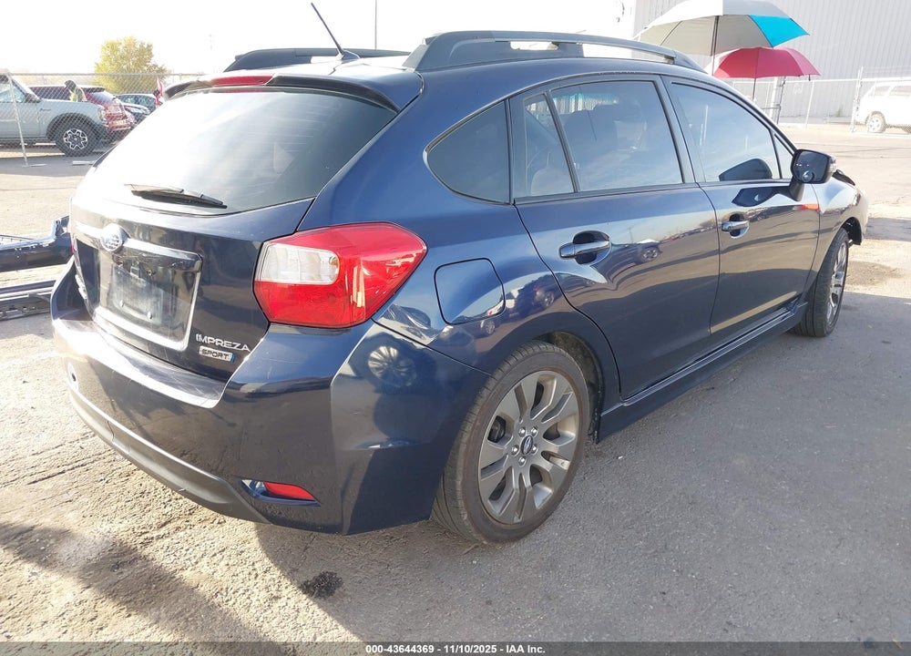 2016 SUBARU IMPREZA 2.0I SPORT PREMIUM VIN: JF1GPAP69GH242894
