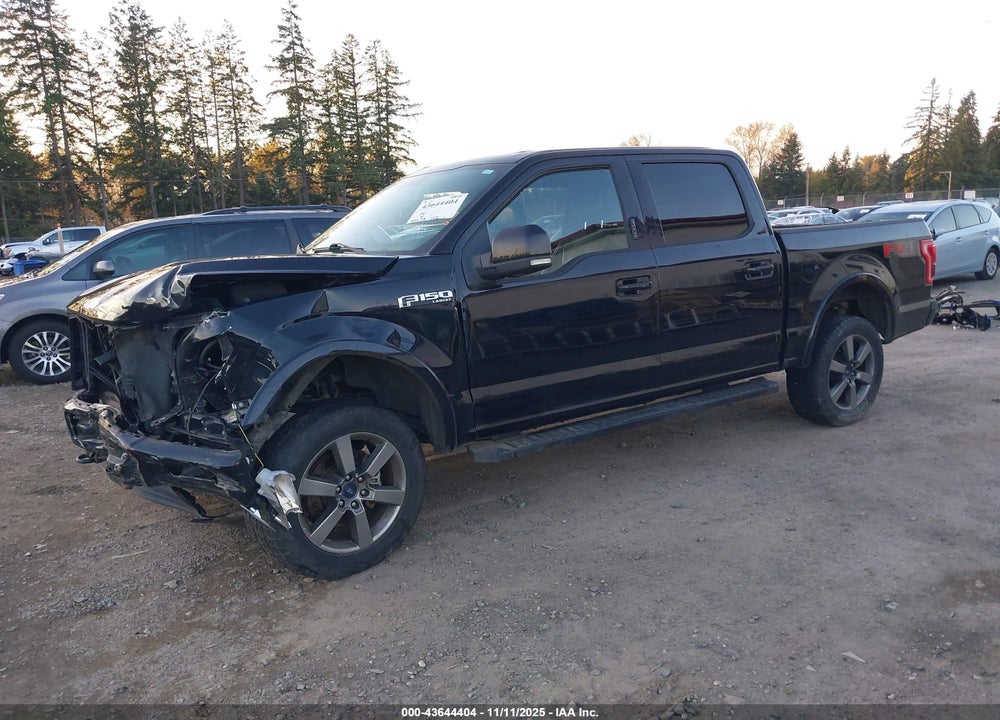 2017 FORD F-150 LARIAT VIN: 1FTEW1EF5HFC13588