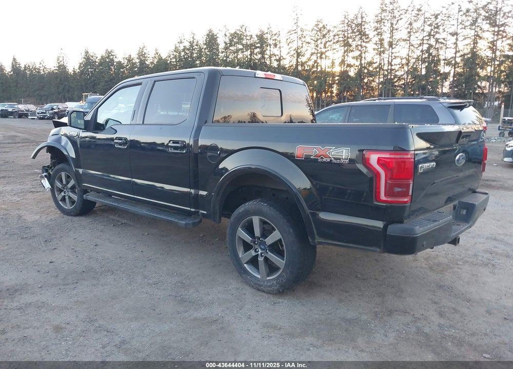 2017 FORD F-150 LARIAT VIN: 1FTEW1EF5HFC13588