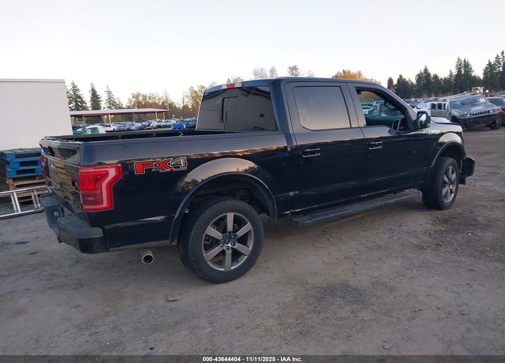 2017 FORD F-150 LARIAT VIN: 1FTEW1EF5HFC13588