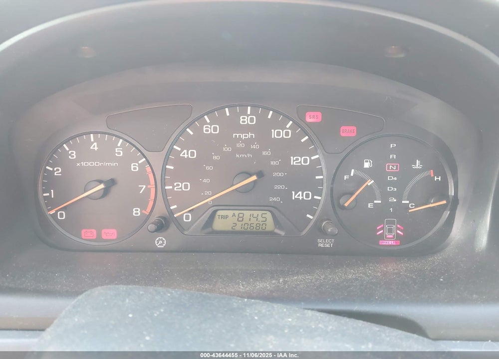 2002 HONDA ACCORD 2.3 VP VIN: 1HGCF86602A031916