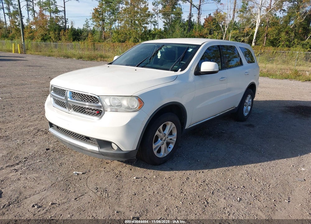2012 DODGE DURANGO SXT VIN: 1C4RDJAG3CC301605