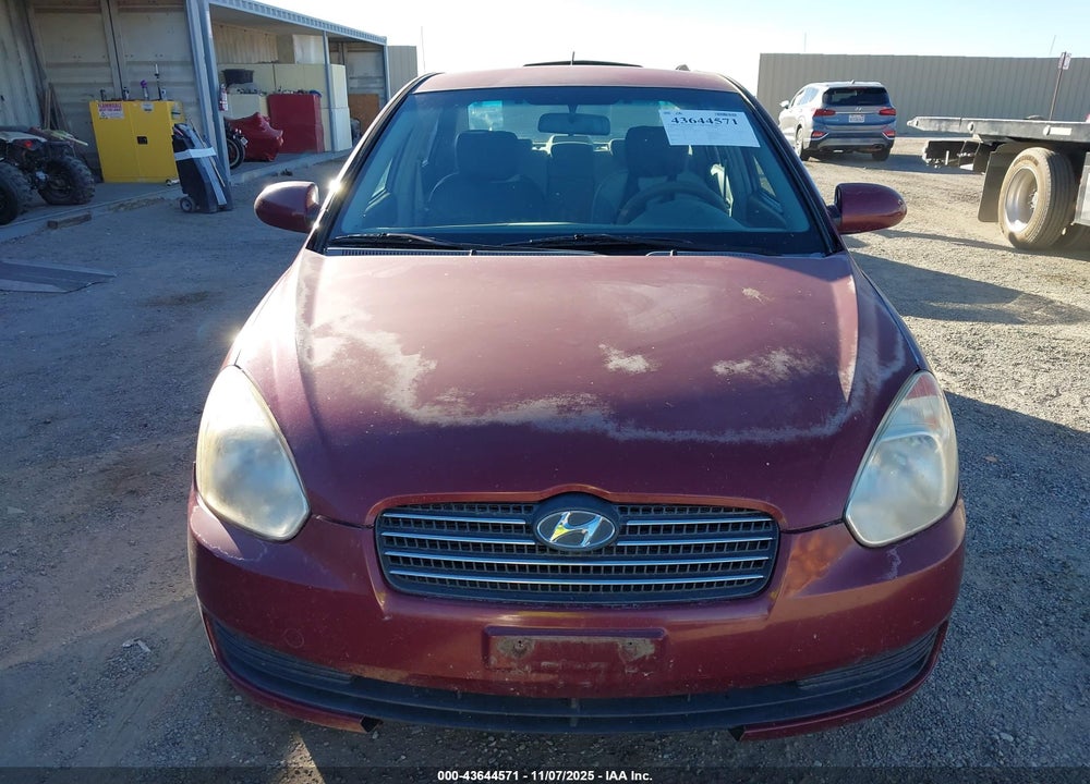 2006 HYUNDAI ACCENT GLS VIN: KMHCN46C86U036331