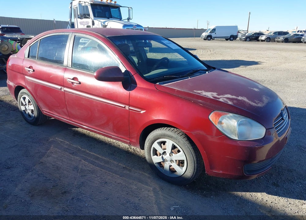 2006 HYUNDAI ACCENT GLS VIN: KMHCN46C86U036331