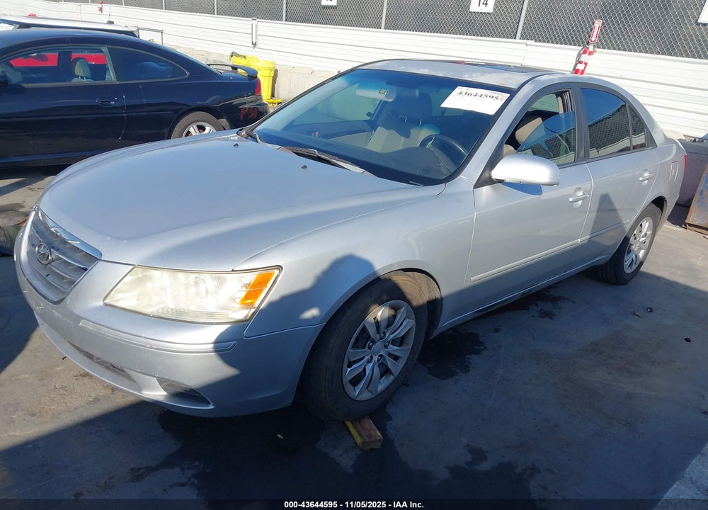 2009 HYUNDAI SONATA GLS V6 VIN: 5NPET46F59H455488
