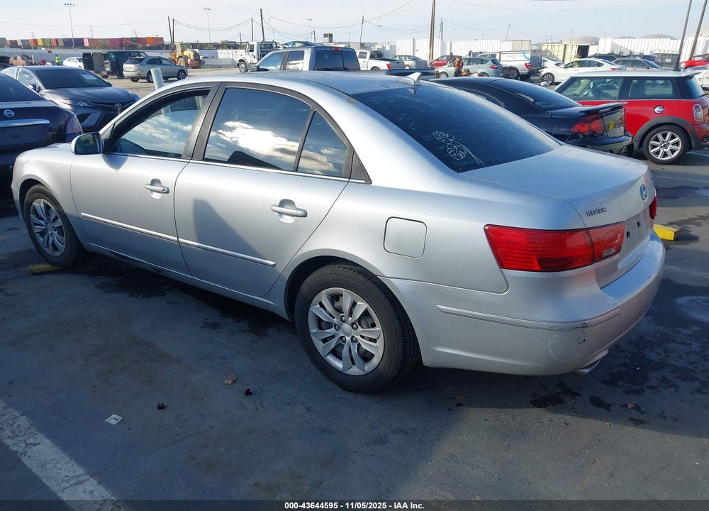 2009 HYUNDAI SONATA GLS V6 VIN: 5NPET46F59H455488