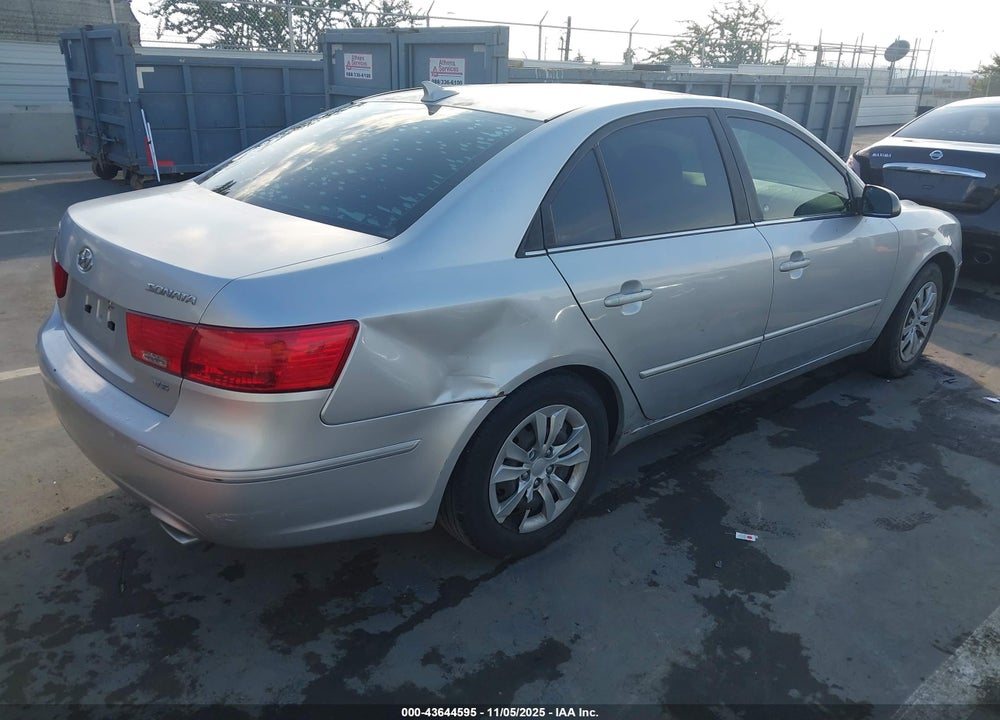 2009 HYUNDAI SONATA GLS V6 VIN: 5NPET46F59H455488