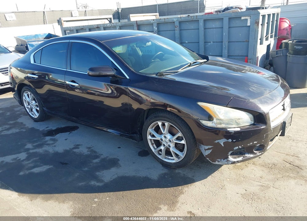 2013 NISSAN MAXIMA 3.5 S VIN: 1N4AA5AP0DC827565